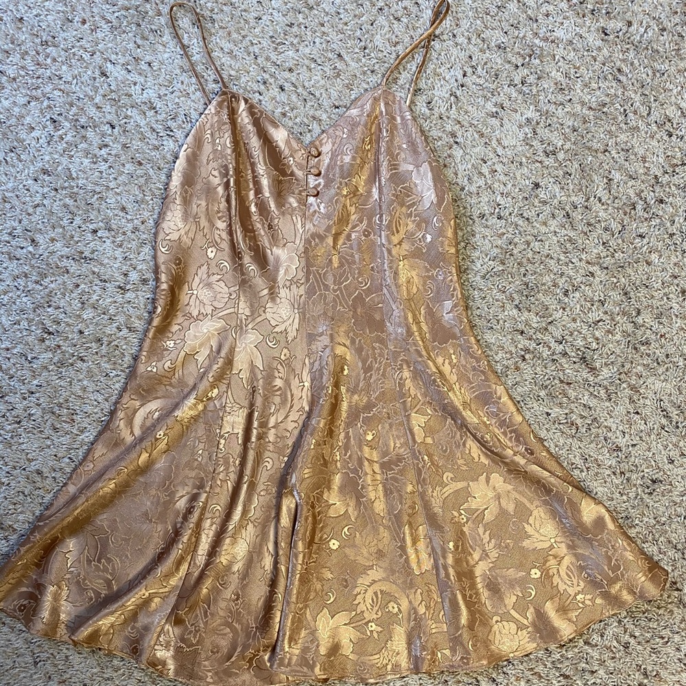 Gold patterned dress/lingerie
